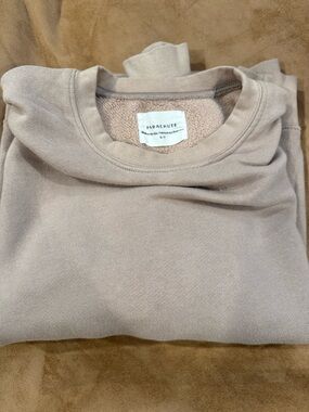 Parachute Men’s Crewneck Sweater in Light Taupe